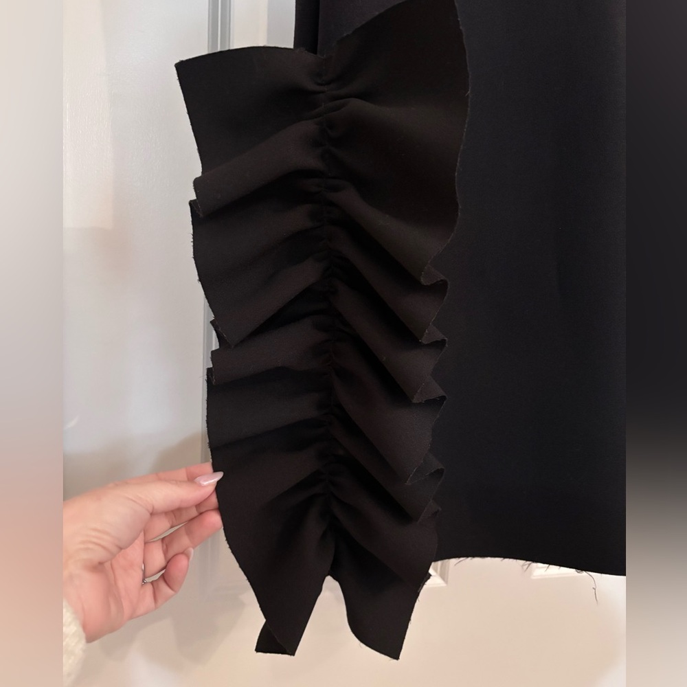 Msgm Structured Ruffles Mini Dress - image 5